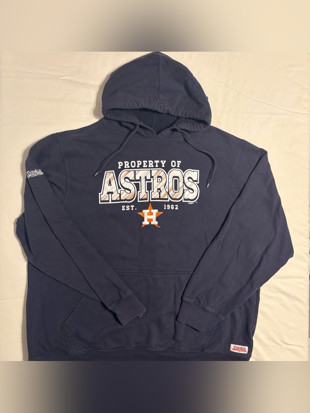 Stitches Houston Astros Pullover Hoodie Sweatshirt- Men’s XL- MLB